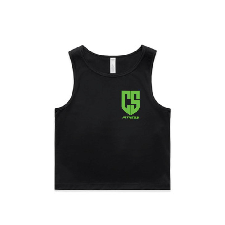 CS Fitness Womens Active Crop Tank