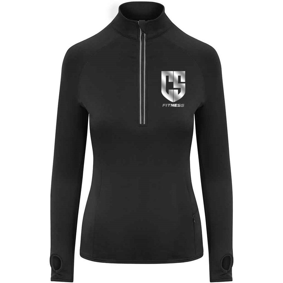 CS Fitness Womens Active Half Zip